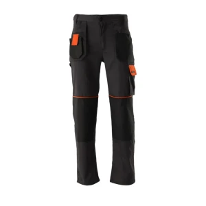 Pantaloni de lucru andesite l/xl negru/portocaliu yato