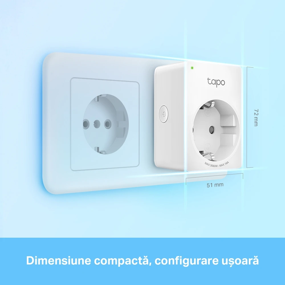 Priză inteligentă tp-link tapo p110, alb 5