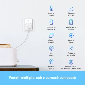 Priză inteligentă tp-link tapo p110, alb Thumbnail 2