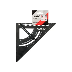 Угольник с транспортиром yt70782 175 x 175 x 275 мм алюминий yato