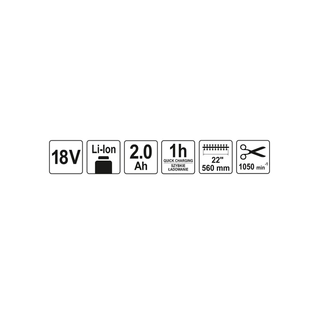 Foarfeca de taiat gard viu electric yato yt82832 18 v 560 mm 4