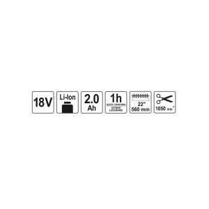 Foarfeca de taiat gard viu electric yato yt82832 18 v 560 mm Thumbnail 4