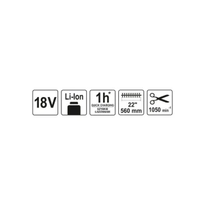 Foarfeca de taiat gard viu electric yato yt82833 18 v 560 mm Thumbnail 4