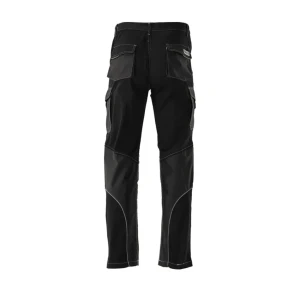 Pantaloni de lucru stretch l negru/gri yato Thumbnail 3