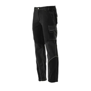 Pantaloni de lucru stretch xl negru/gri yato Thumbnail 2