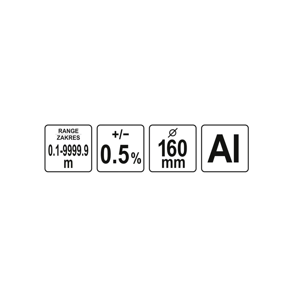 Roată de măsurare 0.1 - 9999.9 m yato 4