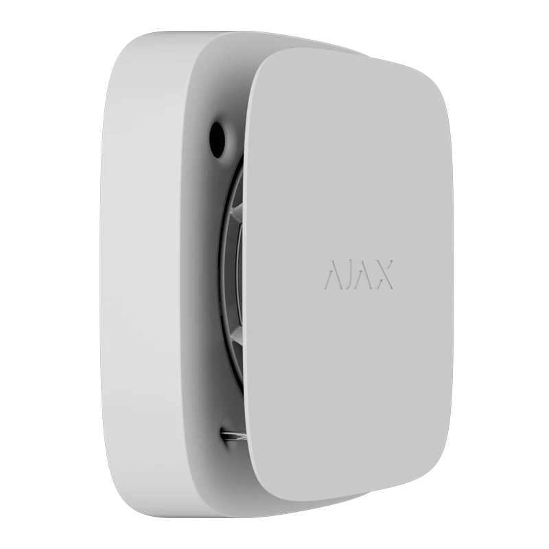 Detector de fum ajax fireprotect 2 rb, heat/smoke/co sensor, alb 9