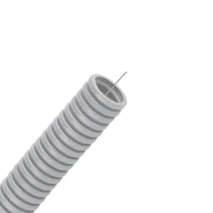 Tub gofrat 16 mm gri