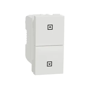 Переключатель жалюзи unica studio 10 a 250 в белый schneider-electric
