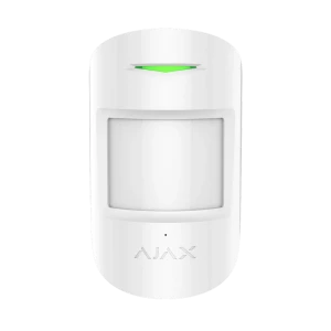 detector de miscare și spargere sticlă Ajax CombiProtect, Alb