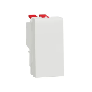 Переключатель одноклавишный перекрёстный nu310518 unica studio 10 a 250 в белый schneider-electric
