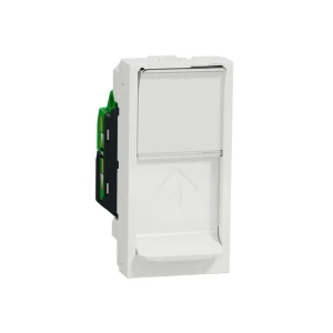 Розетка компьютерная rj45 unica studio белый schneider-electric