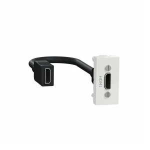 Priză hdmi schneider-electric nu343018 45 x 22.5 x 220 mm