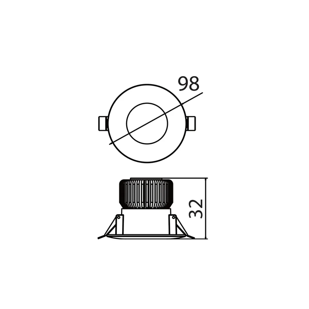 Felinar led alexa-8 8 w smd 7000 k 220 - 240 v ip20 horoz 2