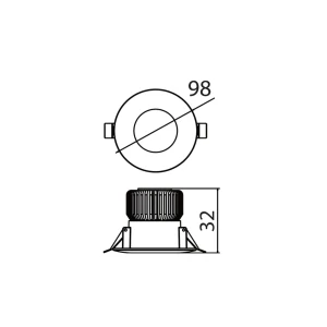 Felinar led alexa-8 8 w smd 7000 k 220 - 240 v ip20 horoz Thumbnail 2