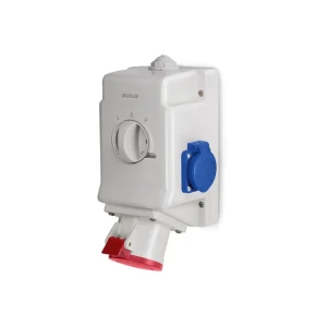 Priză fixă scame 513.16571dns 5p + euro 16 a 220 - 400 v ip44
