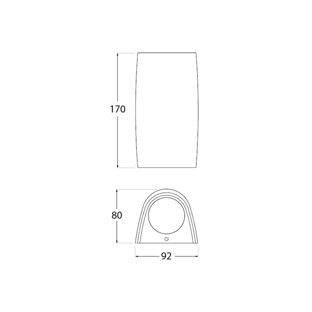 Corp de iluminat marta 90 2l frosted 12 w gu10 ip55 2700 - 4000 k 220 - 240 v fumagalli 3