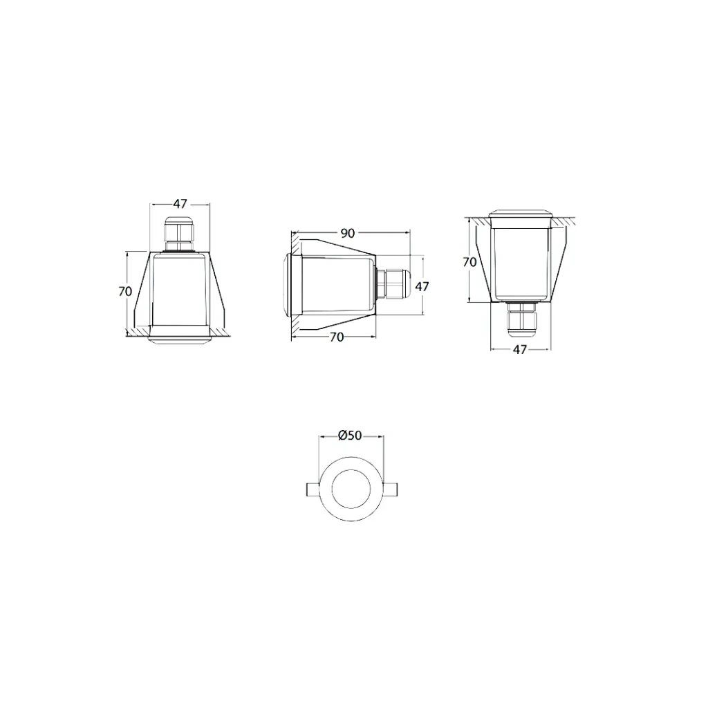 Светильник teresa 50 1.7 вт g9 4000 k 220 - 240 в ip67 fumagalli 2