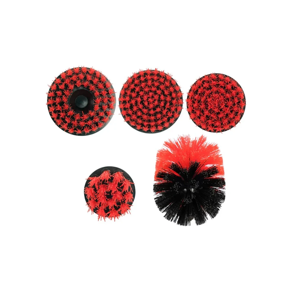 Set de perii circulare 5 - 12 mm 1/4" (6.3 mm) 5 buc. yato 2