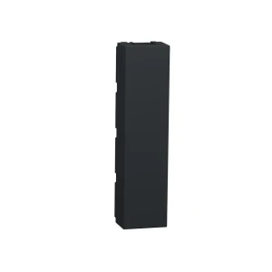 Obturator unica studio antracit 1/2 modul schneider-electric