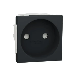 Унитарная розетка с защитой unica studio 16 a 220 - 240 в антрацит schneider-electric
