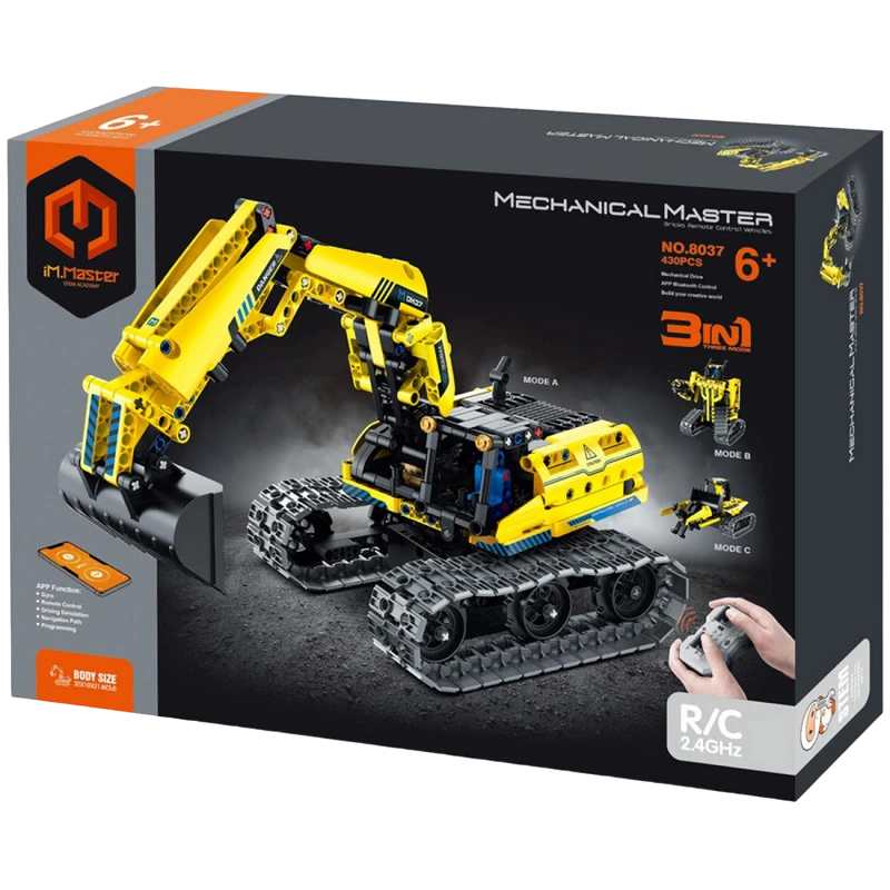 Constructor cu telecomandă im.master 3in1 excavator 2