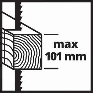 Ferăstrău cu bandă tc-sb 245 400 w 220 - 240 v einhell Thumbnail 4