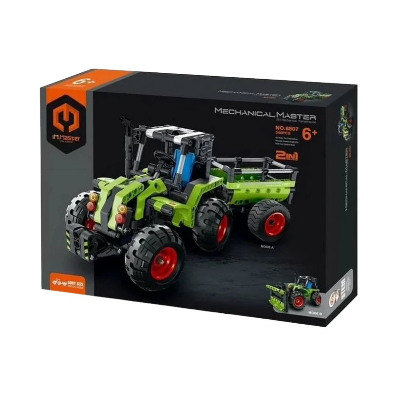 Конструктор im.master farm tractor & snow plow truck 4
