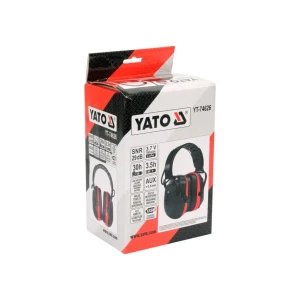 Электронные наушники для защиты от шума bluetooth yt74626 чёрный yato Thumbnail 3