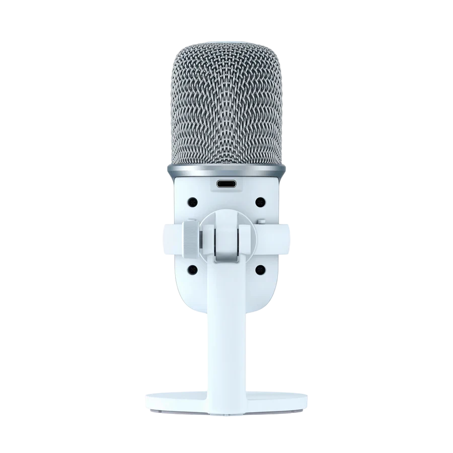 Портативный записывающий микрофон hyperx solocast, проводной аналоговый, белый 7