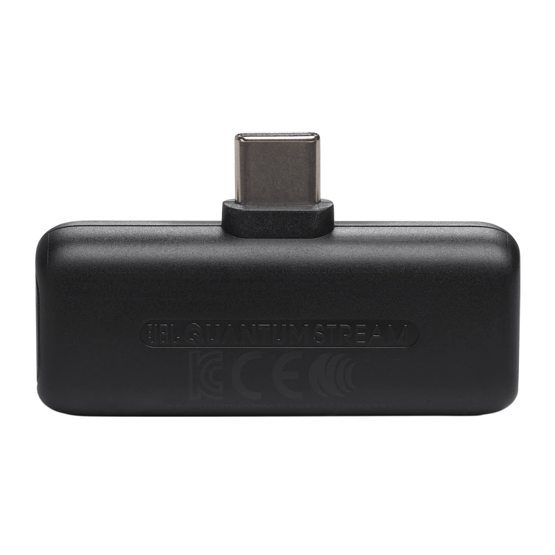 Microfon portabil pentru înregistrare vocală jbl quantum stream usb-c, fără fir, negru 12