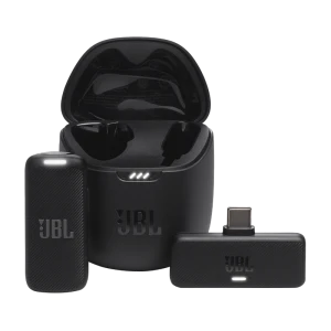 Microfon portabil pentru înregistrare vocală jbl quantum stream usb-c, fără fir, negru Thumbnail 5