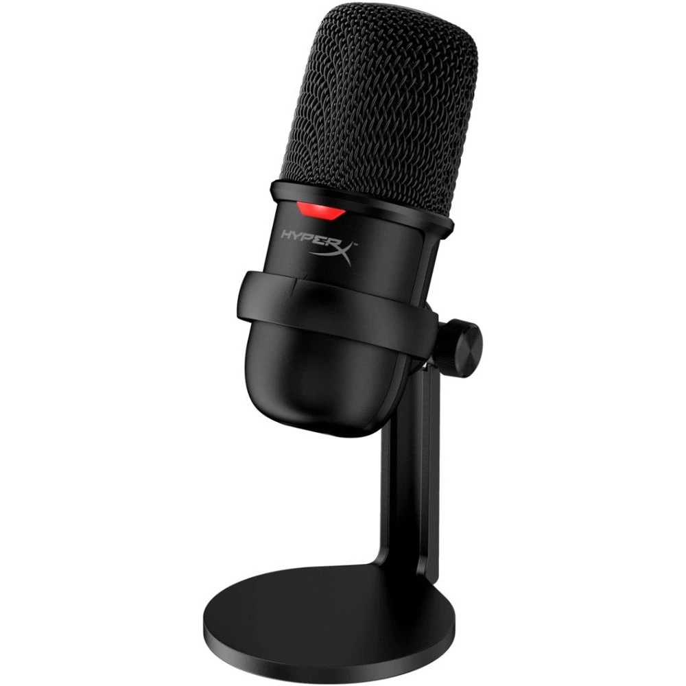Microfon portabil pentru înregistrare vocală hyperx solocast, cu fir, negru 9