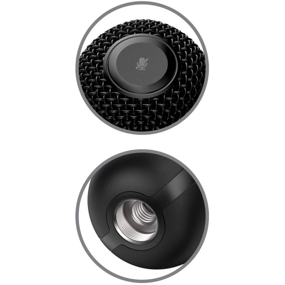 Microfon portabil pentru înregistrare vocală hyperx solocast, cu fir, negru 5