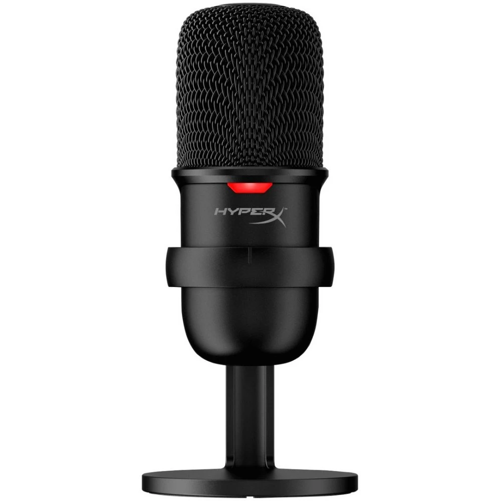 Microfon portabil pentru înregistrare vocală hyperx solocast, cu fir, negru 8