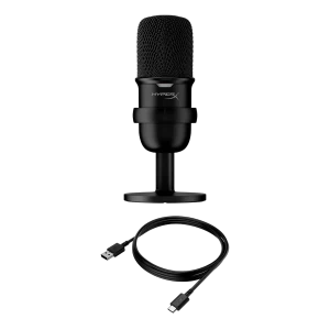 Microfon portabil pentru înregistrare vocală hyperx solocast, cu fir, negru Thumbnail 11