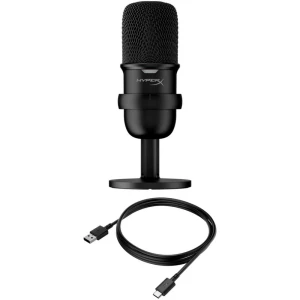 Microfon portabil pentru înregistrare vocală hyperx solocast, cu fir, negru Thumbnail 4