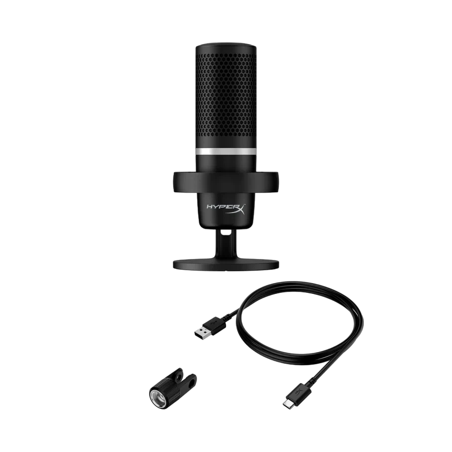 Microfon gaming hyperx duocast, cu fir, negru 2