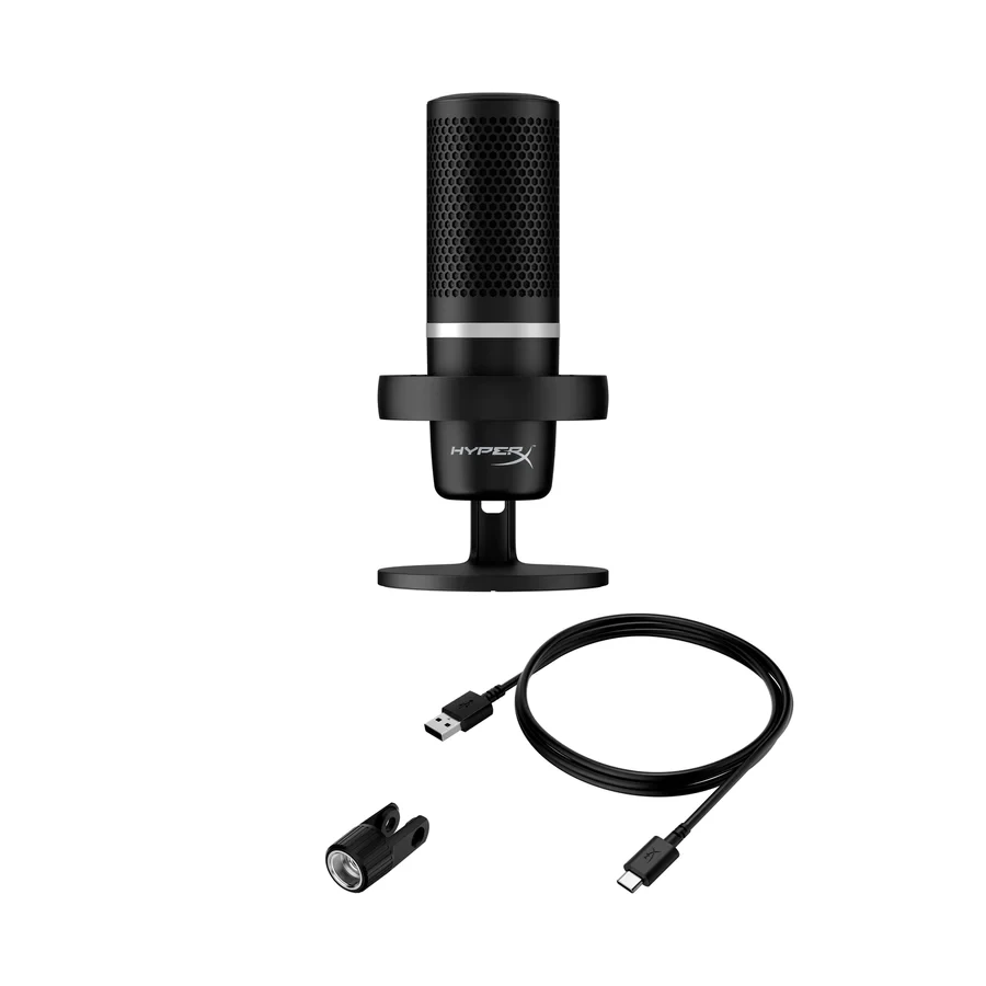 Microfon gaming hyperx duocast, cu fir, negru 3