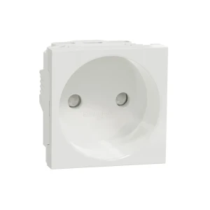 Унитарная розетка с защитой unica studio 16 a 220 - 240 в белый schneider-electric