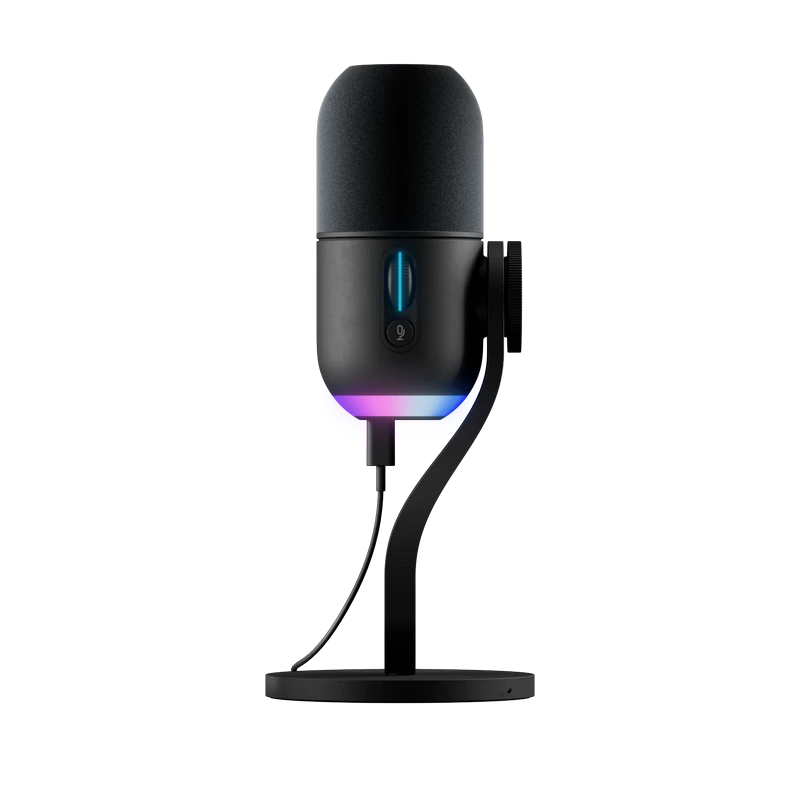 Игровой микрофон logitech yeti gx, проводной аналоговый, чёрный 5