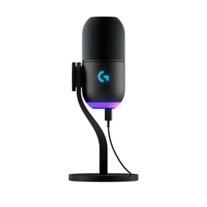 Игровой микрофон logitech yeti gx, проводной аналоговый, чёрный Thumbnail 4