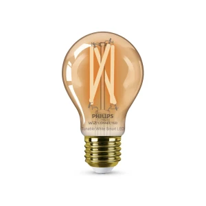 Bec led smart philips bulb filament amber wiz 7 w e27 2000 - 5000 k 640 lm 220 - 240 v