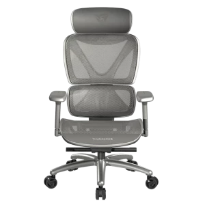 Игровое кресло ThunderX3 XTC, Вентилируемая Cетка, Искусственная Кожа, Mesh Grey