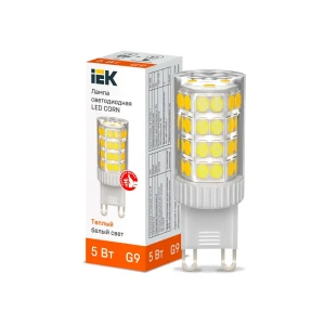 Светодиодная лампа iek corn 5 вт g9 3000 k 475 лм 220 - 240 в Thumbnail 2