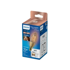 Умная светодиодная лампа philips candle filament wiz 4.9 вт e14 2000 - 5000 k 370 лм 220 - 240 в Thumbnail 2