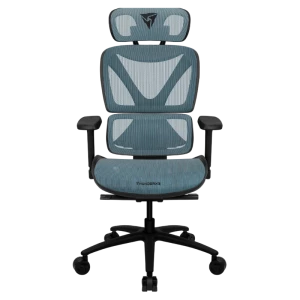 Офисное кресло ThunderX3 XTC Chroma, Вентилируемая Cетка, Искусственная Кожа, Синий | Чёрный