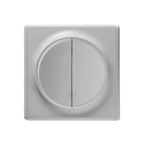Переключатель двойной проходной 9211-32g lotus 10 a 220 - 240 в серый elmos