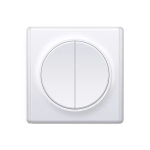 Двойной выключатель 9211-02 lotus 10 a 220 - 240 в белый elmos