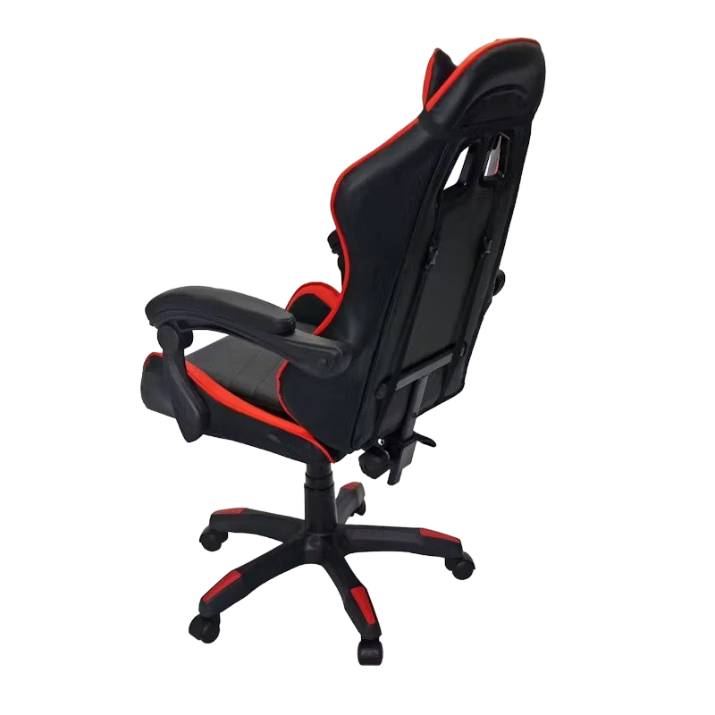 Scaun gaming havit gc919, pvc piele, negru | roșu 2
